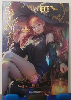 Nami SXR Card One Piece Endless Treasure Waifu Anime Halloween OP-SXR-005 - Image 1