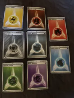 Pokemon TCG 160 Basic Energy Card 2023 Lot, 20 Of Each Energy Type! Never Used! - Image 1