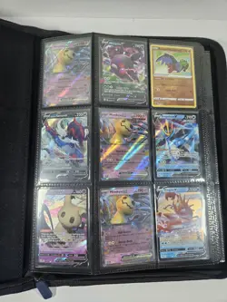 Pokemon Card Binder Lot Collection Vault X Binder With 143 Cards - Image 1