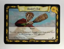 HARRY POTTER TCG GAME CARD CHAMBER OF SECRETS BEATER'S BAT 94/140 NM - Image 1