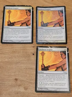 MTG Mirrodin Isochron Scepter x3 Magic the Gathering Card Rare Artifact - Image 1