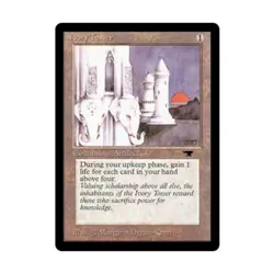 WOTC MtG Antiquities Ivory Tower (U) Fair - Image 1