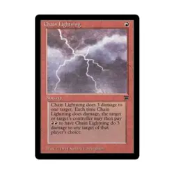 WOTC MtG Legends Chain Lightning (C) Fair - Image 1