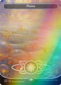 MTG - Plains - Foil Borderless - UNF 235/244 - Unfinity - Magic the Gathering - Image 1