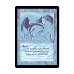 WOTC MtG Legends Azure Drake (U) VG - Image 1