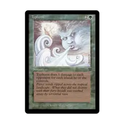 WOTC MtG Legends Typhoon (R) EX - Image 1