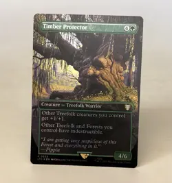 MTG Timber Protector - Borderless FOIL - LTC NM - Image 1