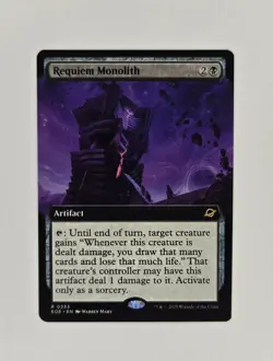 MTG Requiem Monolith #333 EOE Extended Art Rare Regular Magic The Gathering - Image 1