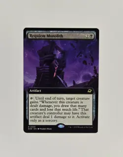 MTG Requiem Monolith #333 EOE Extended Art Rare Regular Magic The Gathering - Image 2