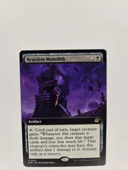 MTG Requiem Monolith #333 EOE Extended Art Rare Regular Magic The Gathering - Image 4