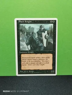 Black Knight / Schwarzer Ritter - MTG Magic - Image 1