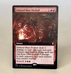 MTG Delayed Blast Fireball - Extended Art - CLB NM - Image 1