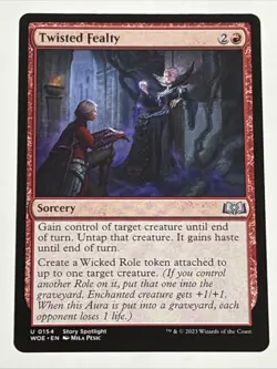 MTG Wilds of Eldraine Twisted Fealty 0154 NM - Image 1