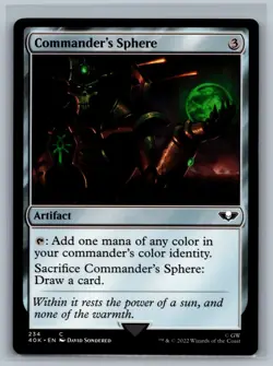 Magic MTG Universes Beyond: Warhammer 40,000 Commander's Sphere #234 TCG CCG 40k - Image 1