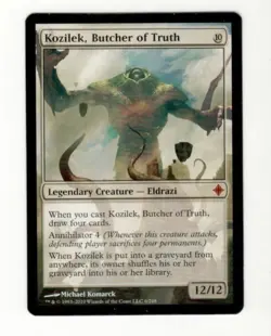 Kozilek, Butcher of Truth. Rise of the Eldrazi. NM. MTG. Magic the Gathering. 2. - Image 1