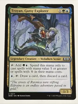 MTG Wilds of Eldraine Troyan, Gutsy Explorer 0217 NM - Image 1