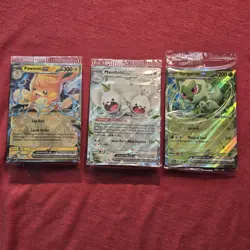 Pokemon Paldea Adventure Chest Promo: Sprigatito SVP087 Pawmot Maushold - Sealed - Image 1