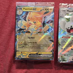 Pokemon Paldea Adventure Chest Promo: Sprigatito SVP087 Pawmot Maushold - Sealed - Image 2