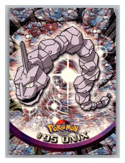 Onix #95 2000 Topps Pokemon TV Animation Trading Card TCG Nintendo 2000 - Image 1