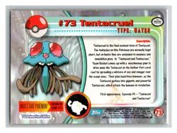 Tentacruel #73 2000 Topps Pokemon Trading Card TCG Nintendo 2000 - Image 2