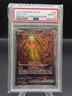 Chi-Yu ex 259/193 Sv02: Paldea Evolved Holo Pokemon TCG - PSA 10 Gem Mint - Image 1