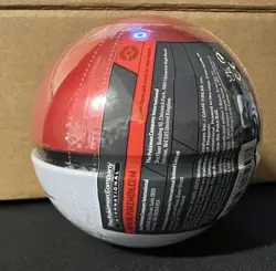 Sealed Pokemon Pokeball Red & White Ball Tin Include 3 Booster Packs & Coin-H24 - Image 3