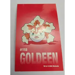 Goldeen Sticker Pokemon 1999 Pokemon Vintage Nintendo Game Freak Creatures - Image 1
