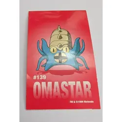 Omastar Sticker Pokemon 1999 Pokemon Vintage Nintendo Game Freak Creatures - Image 1