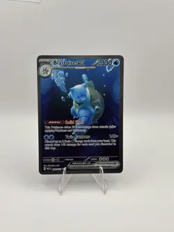 2023 Pokemon BLASTOISE EX 200/165 Scarlet & Violet 151 Special Illustration Rare - Image 1