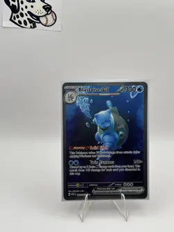 2023 Pokemon BLASTOISE EX 200/165 Scarlet & Violet 151 Special Illustration Rare - Image 5