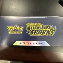 Pokemon TCG Scarlet & Violet Surging Sparks Pokemon Sealed Elite Trainer Box ETB - Image 2