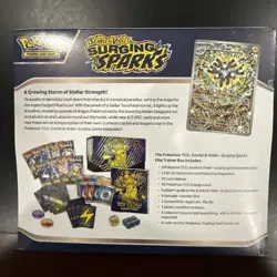 Pokemon TCG Scarlet & Violet Surging Sparks Pokemon Sealed Elite Trainer Box ETB - Image 3
