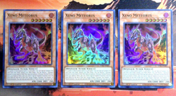 YuGiOh! 3x Xeno Meteorus WISU-EN001 1st Edition NM SUR Playset - Image 1