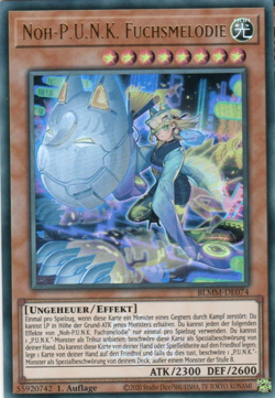 yugioh 1x Noh-P.U.N.K. Fuchsmelodie BLMM-DE074 ULTRA RARE 1AUFLAGE DEUTSCH - Image 1