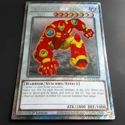 YuGiOh Colossal Fighter (Iron Man Artwork), Platinum Secret Rare, RA03-EN200, NM - Image 2