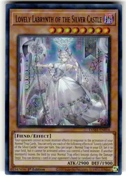 Yugioh Lovely Labrynth of the Silver Castle TAMA-EN014 Ultra Rare 1st Edition NM - Image 1