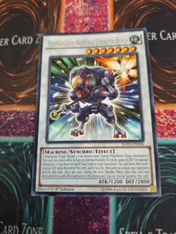 Yugioh Superheavy Samurai Stealth Ninja RATE-EN044 Rare 1st Edition Near Mint - Image 1