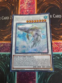 Yugioh White Aura Whale BLLR-EN020 Secret Rare 1st Edition Near Mint - Image 1