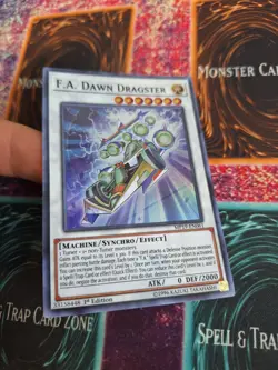 Yugioh F.A. Dawn Dragster MP19-EN061 Super Rare 1st Edition Near Mint - Image 2