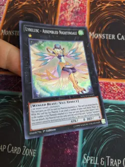 Yugioh Lyrilusc - Assembled Nightingale MACR-EN043 Super Rare 1st Edition NM - Image 2