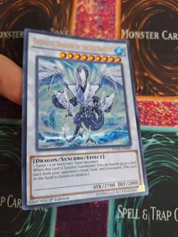 Yugioh Trishula, Dragon of the Ice Barrier DUSA-EN081 Ultra Rare 1st Edition NM - Image 2