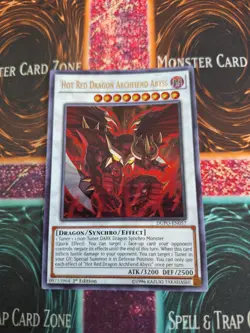 Yugioh Hot Red Dragon Archfiend Abyss DUPO-EN057 Ultra Rare 1st Edition NM - Image 1
