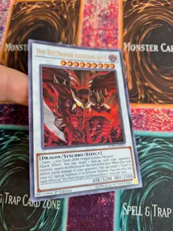 Yugioh Hot Red Dragon Archfiend Abyss DUPO-EN057 Ultra Rare 1st Edition NM - Image 2
