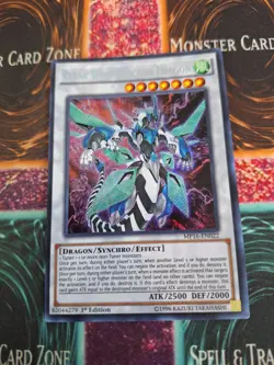 Yugioh Clear Wing Synchro Dragon MP16-EN022 Secret Rare 1st Edition Near Mint - Image 1