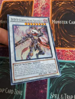 Yugioh D/D/D Cursed King Siegfried SDPD-EN042 Super Rare 1st Edition Near Mint - Image 2
