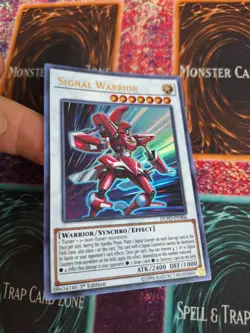 Yugioh Signal Warrior DUPO-EN006 Ultra Rare 1st Edition Near Mint - Image 2