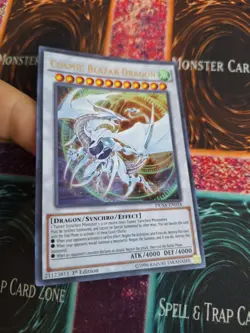 Yugioh Cosmic Blazar Dragon DUSA-EN034 Ultra Rare 1st Edition Near Mint - Image 2