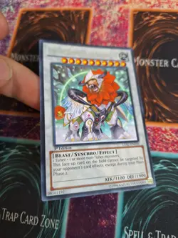 Yugioh Leo, the Keeper of the Sacred Tree LVAL-EN058 Rare 1st Edition Near Mint - Image 2