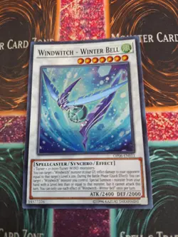 Yugioh Windwitch - Winter Bell OP06-EN011 Super Rare Unlimited Near Mint - Image 1