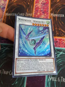 Yugioh Windwitch - Winter Bell OP06-EN011 Super Rare Unlimited Near Mint - Image 2